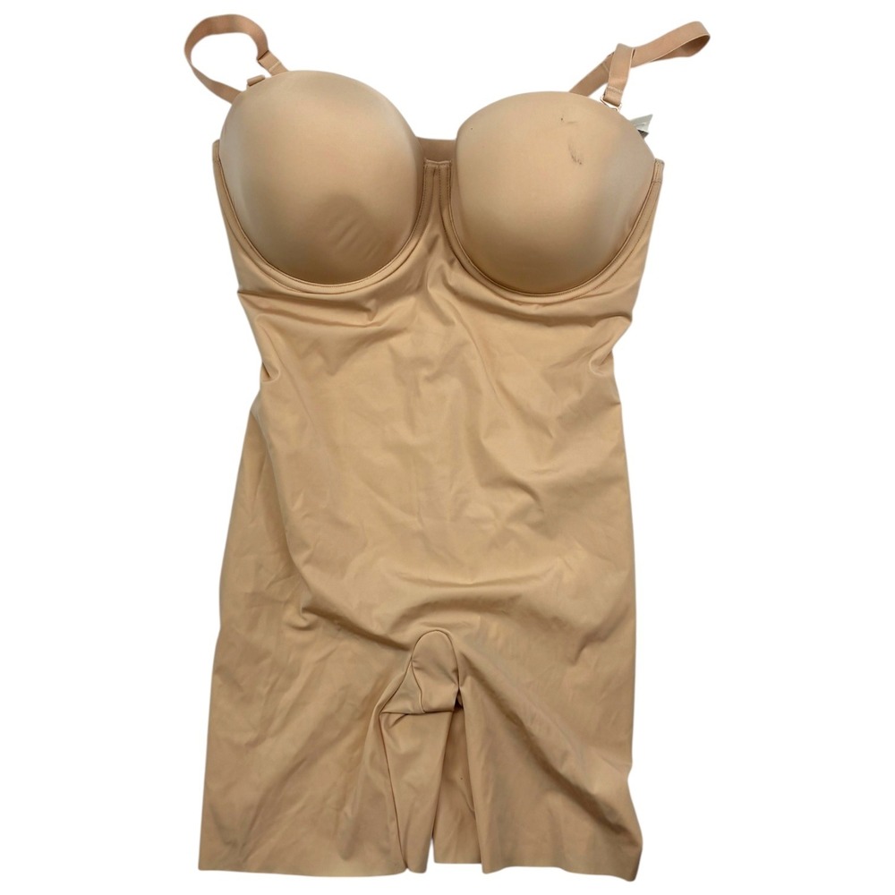 Wacoal Red Carpet Strapless Shapewear Bodysuit Firm Control 40DD Nude Tags
